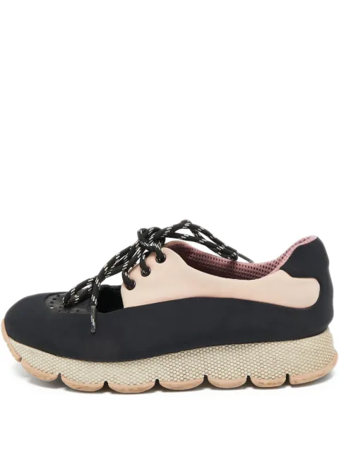 Prada Pre-Owned cut out-detail sneakers