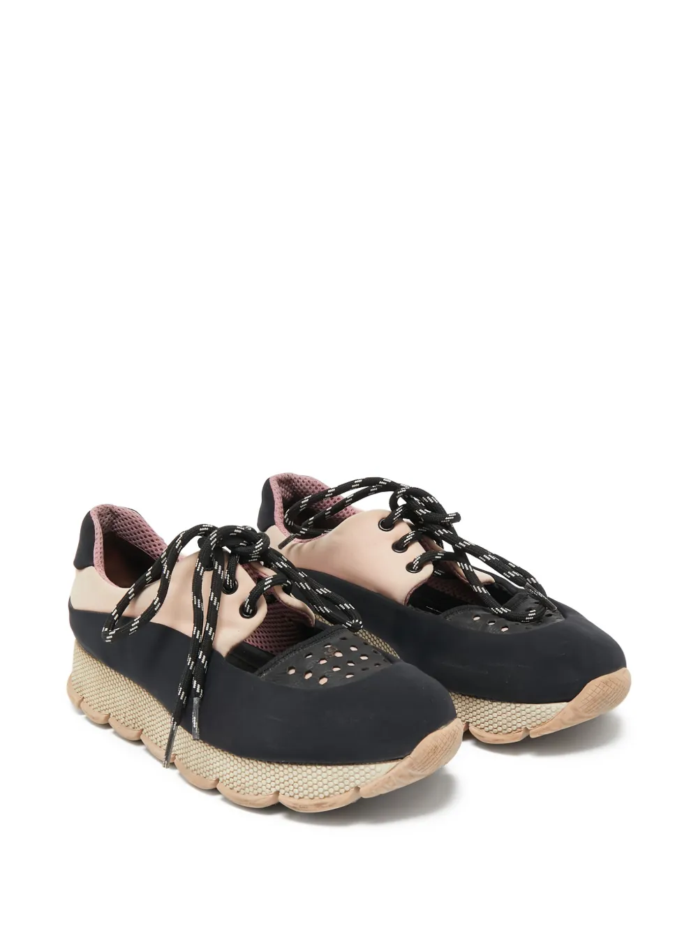 Prada Pre-Owned cut out-detail sneakers | Image 2