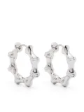 Eddie Borgo Bambu hoop earrings - Silver