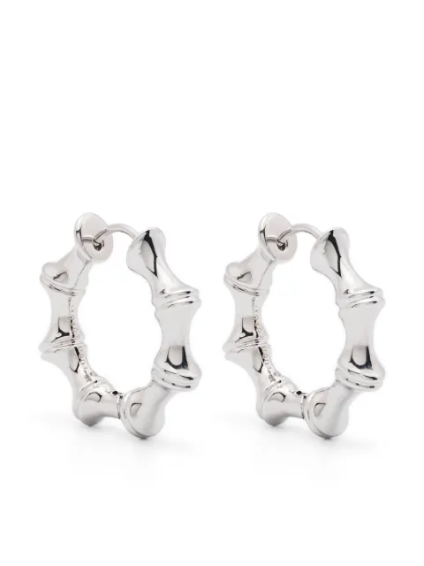 Eddie Borgo BAMBU HOOP EARRINGS