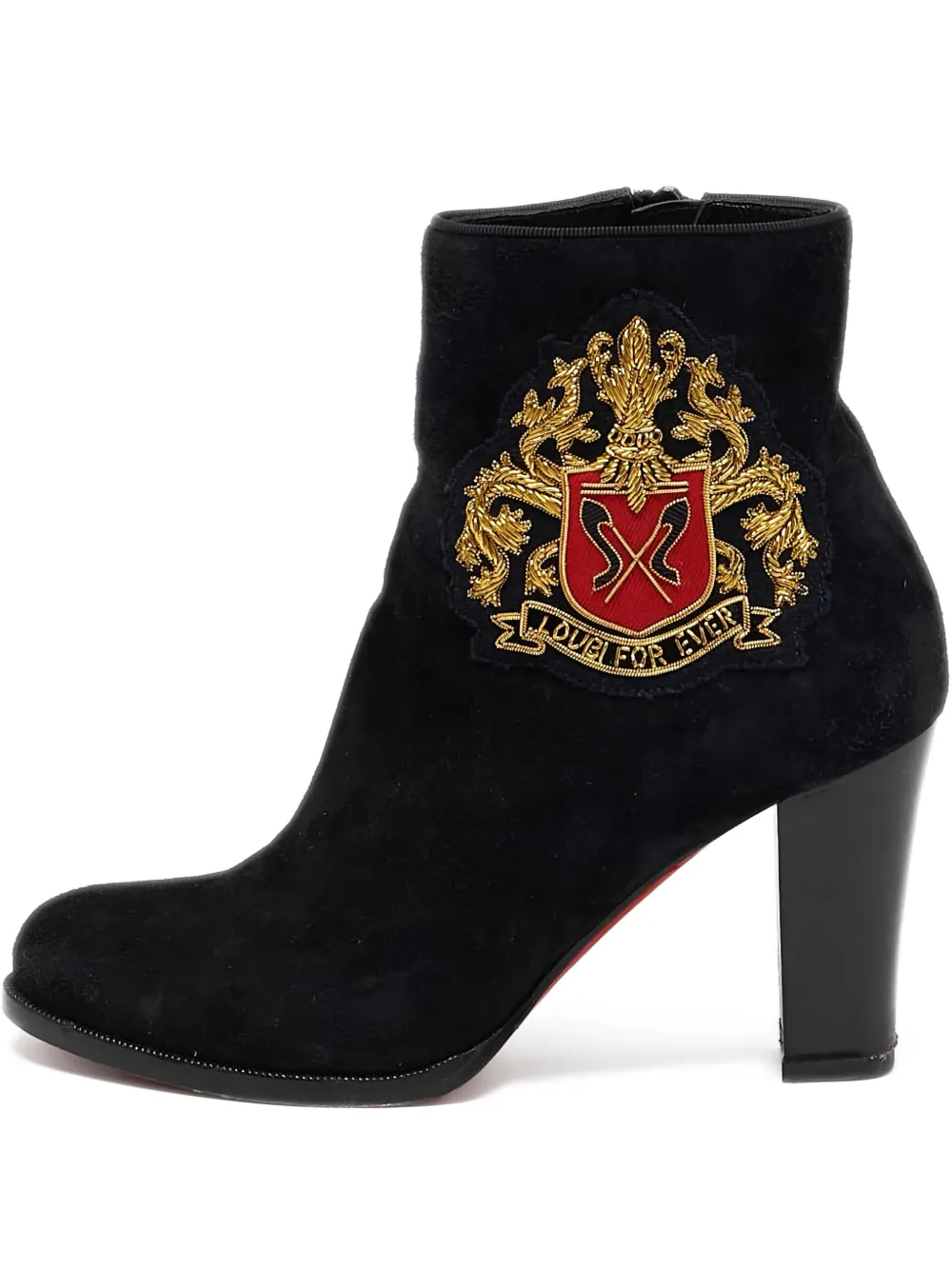 Christian Louboutin Pre-Owned botines con distintivo y tacón de 105mm | negro | Image 1