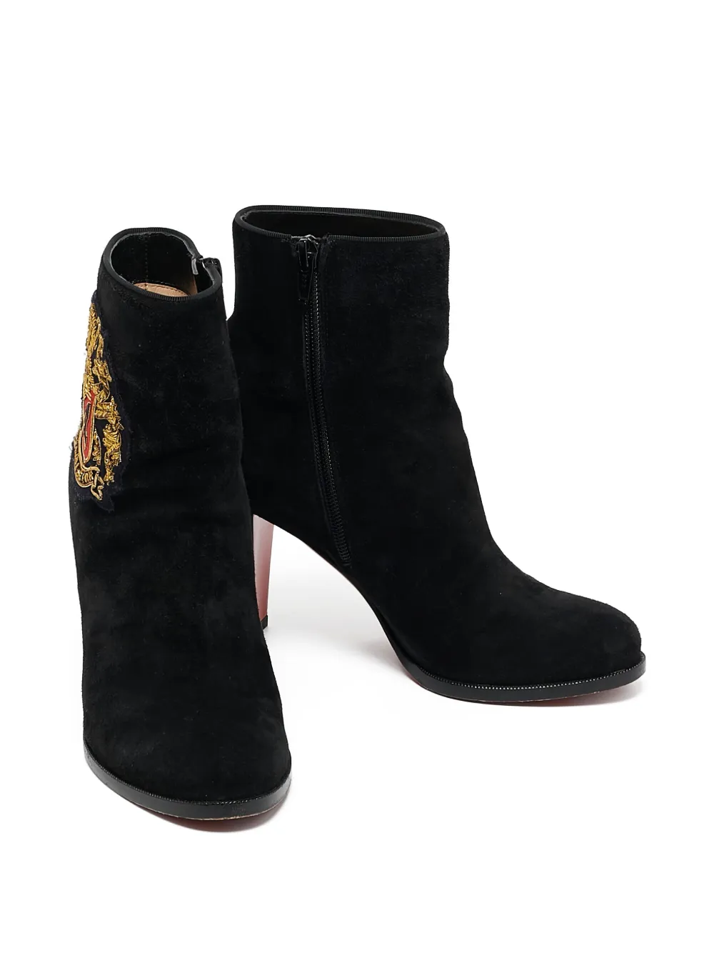 Christian Louboutin Pre-Owned botines con distintivo y tacón de 105mm | Image 2
