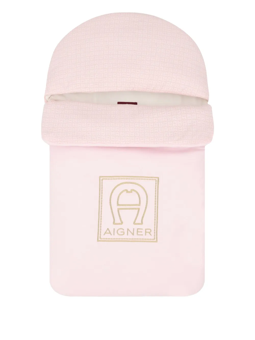 Aigner Kids Gewatteerde slaapzak met capuchon Roze