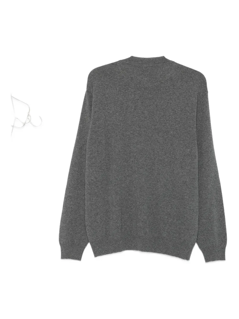Moschino logo-print sweater Grijs