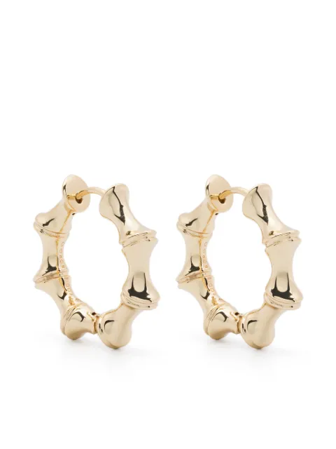 Eddie Borgo BAMBU HOOP EARRINGS