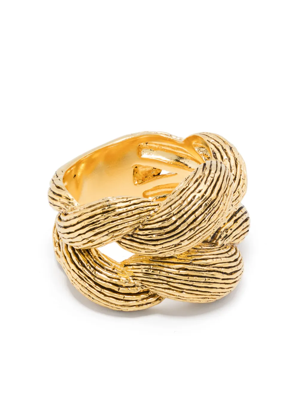 Aurelie Bidermann Grisell ring - ゴールドトーン Aurelie Bidermann Grisell ring - ゴールドトーン
