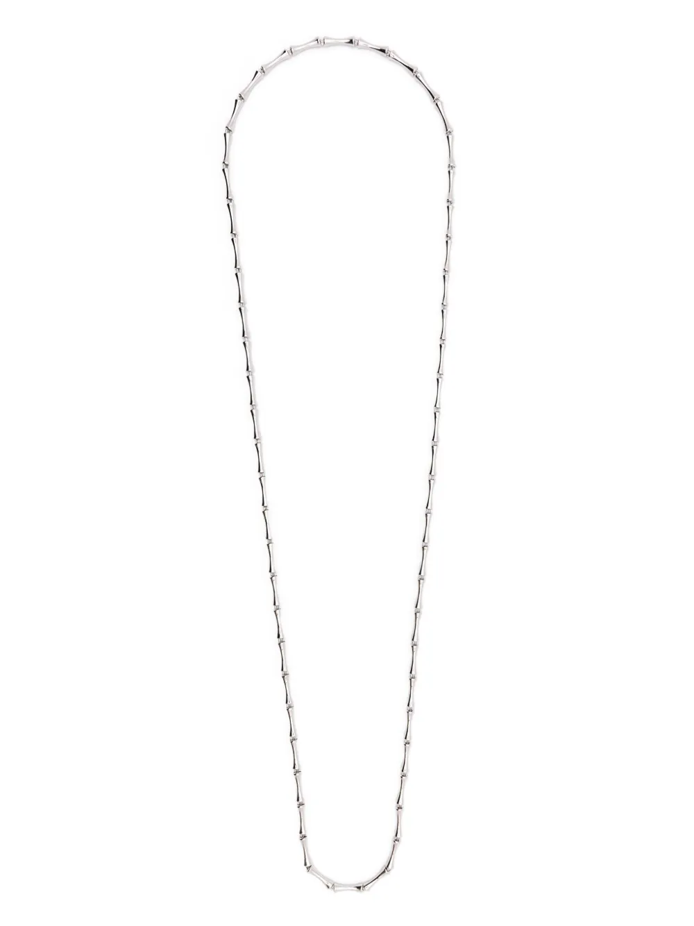 Eddie Borgo BAMBU LINK NECKLACE - シルバートーン Eddie Borgo BAMBU LINK NECKLACE - シルバートーン