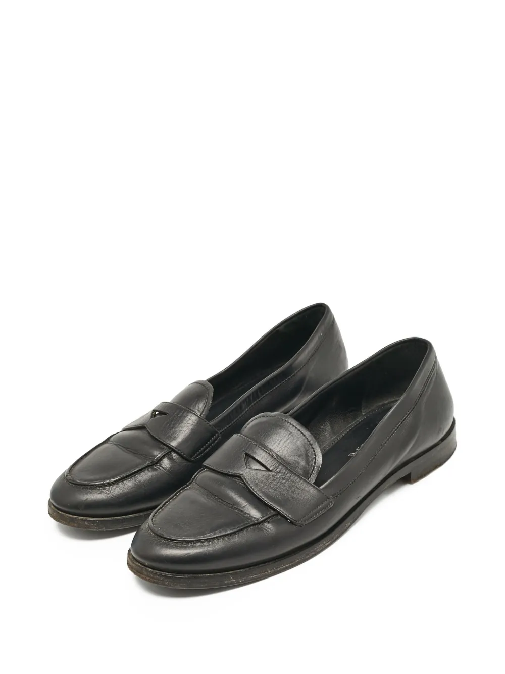 Prada Pre-Owned leather penny loafers | Image 2