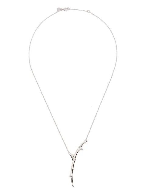 Shaun Leane Rose Thorn single drop pendant necklace
