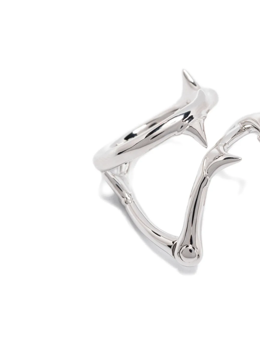 Shaun Leane Rose Thorn Hinged Ring In Brown