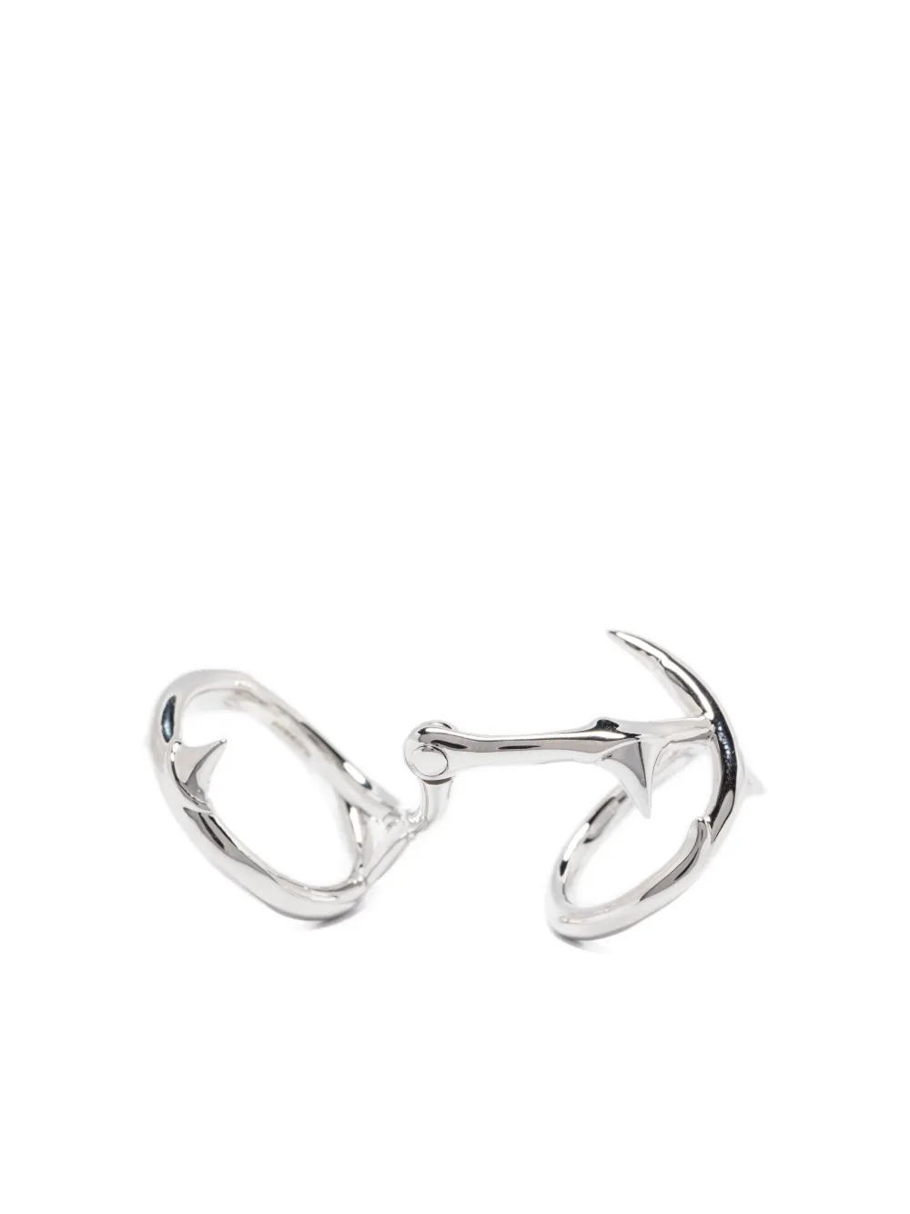Shaun Leane Rose Thorn Hinged Ring In Brown