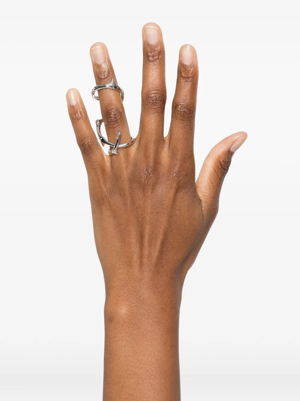 Shaun Leane Rose Thorn Hinged Ring In Brown