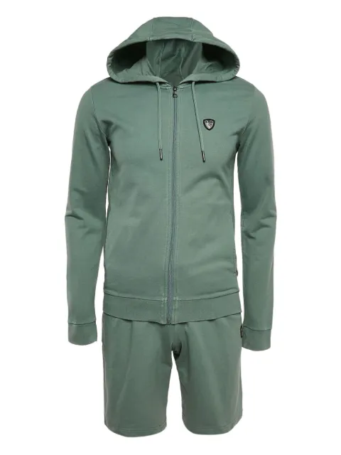 Emporio Armani Pre-Owned hooded zip-up tracksuit