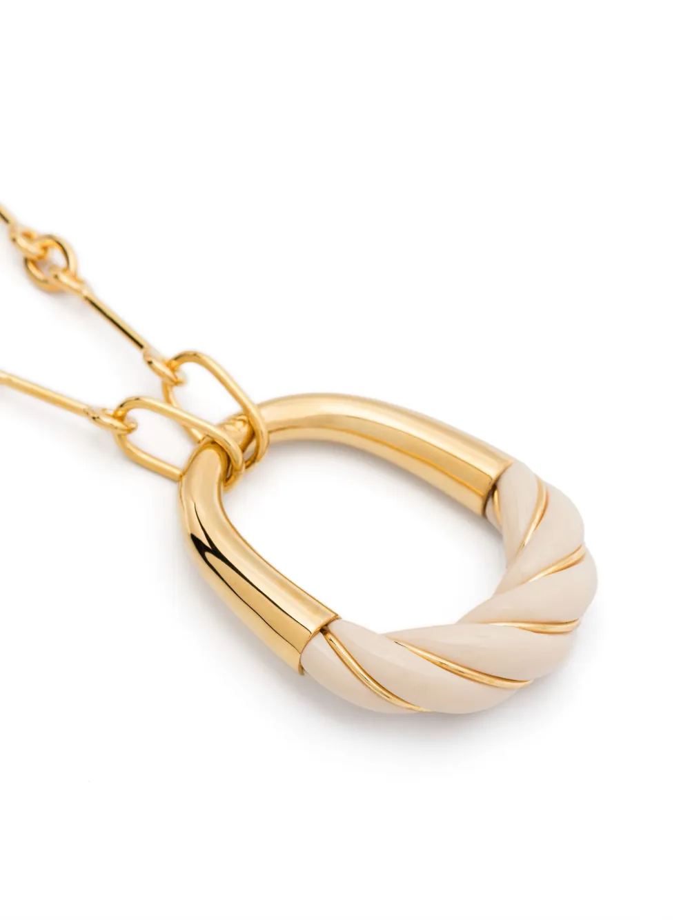 Aurelie Bidermann Diana Ivoire Necklace In Gold