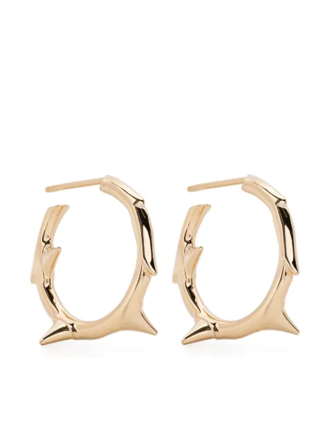 Shaun Leane small Rose Thorn hoop earrings