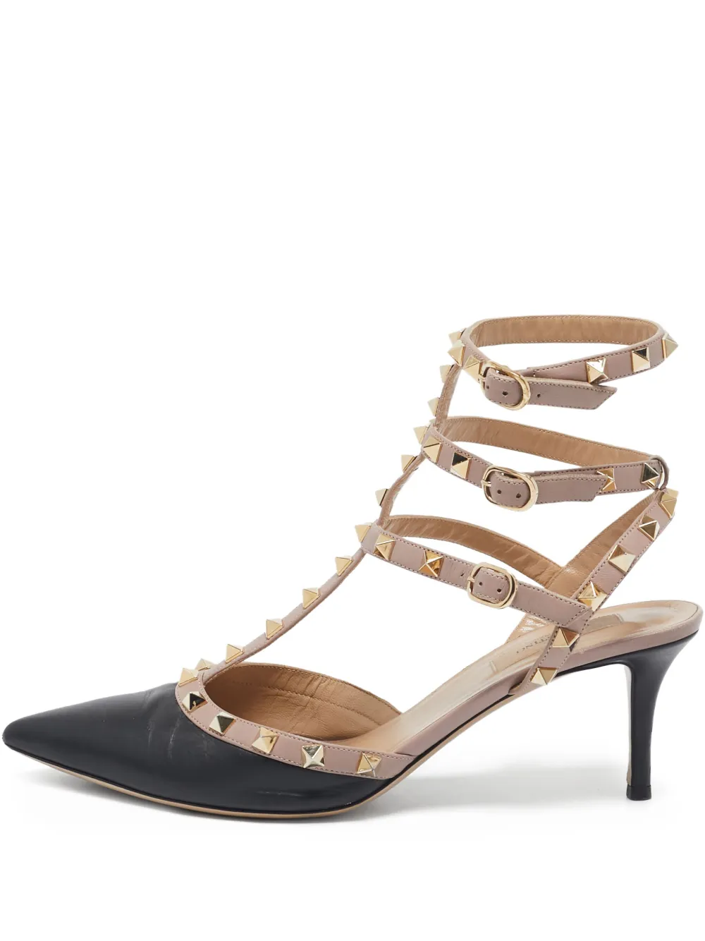Pre-owned Valentino Garavani 105mm Rockstud-embellished Pumps
