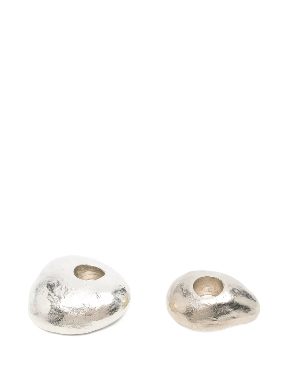 Alighieri pebble candlesticks | Silver | Image 1