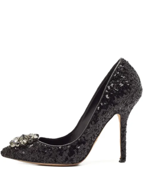 Dolce & Gabbana Pre-Owned 105mm sequin-embellished pumps
