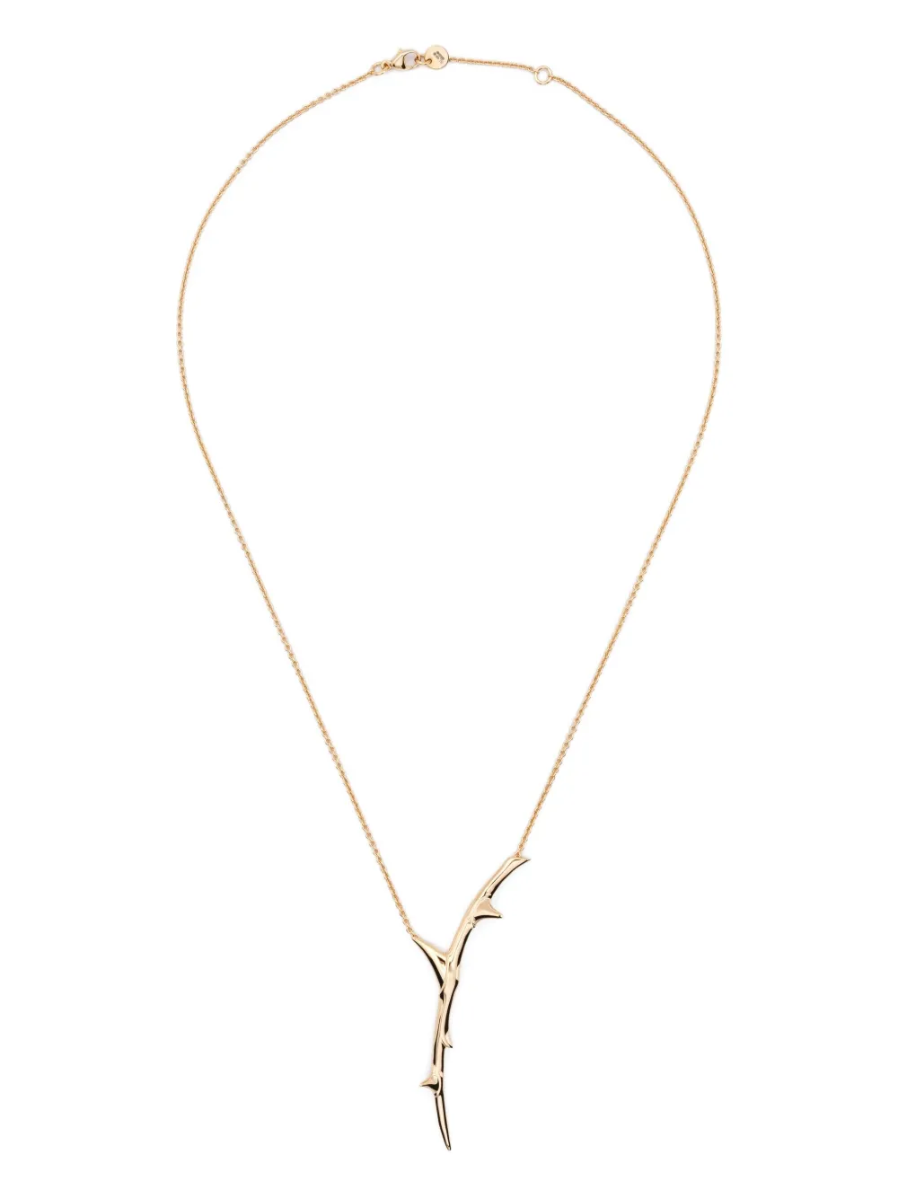 Shaun Leane Rose Thorn Single Drop necklace | Gold | Image 1
