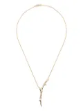 Shaun Leane Rose Thorn Single Drop necklace - Gold
