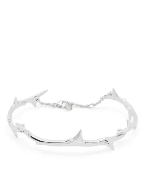 SHAUN LEANE ショーン リーン 新品 シルバー レザー ブレスレット Shaun Leane（ショーンリーン）メンズ - FARFETCH