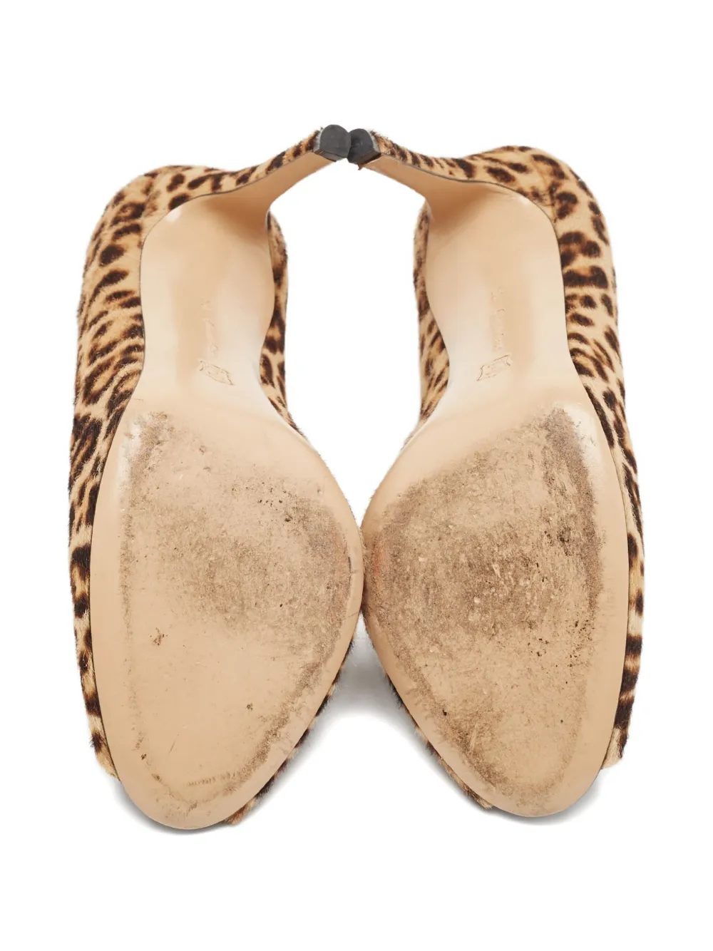 Pre-owned Gianvito Rossi 2024 120mm Leopard-print Pumps