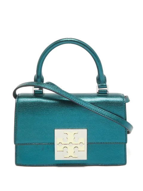 Tory Burch pre-owned metallic-leather clasp-fastening bag