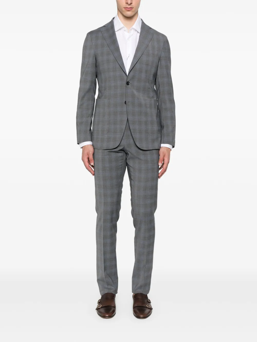 Scabal checked suit | Single Breasted Suits | Image 2
