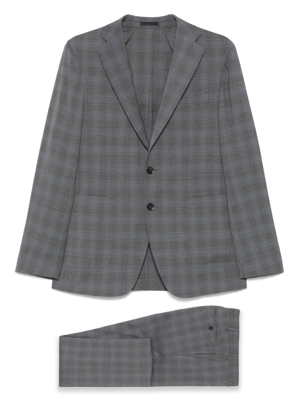 Scabal checked suit | Grey | Image 1