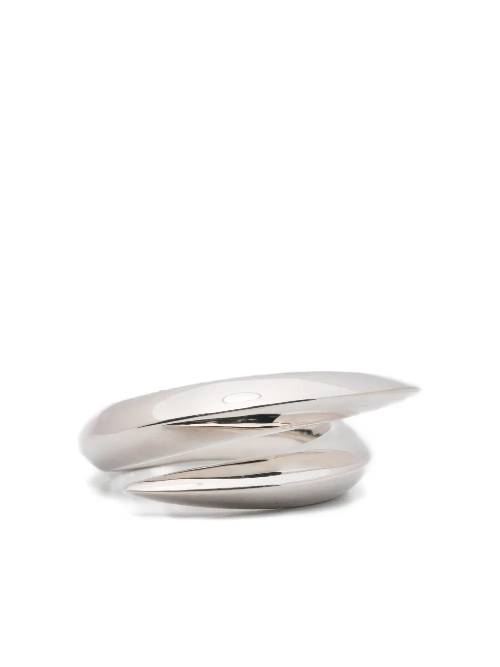 Shaun Leane Deco Crossover Ring In Silver