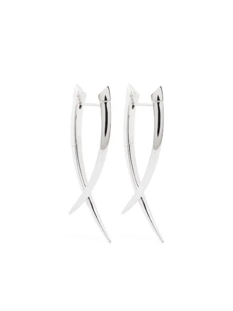 Shaun Leane Sabre Crossover earrings