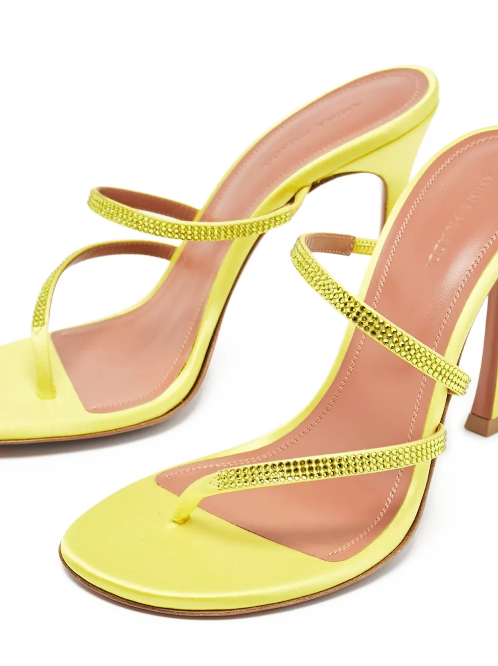 Amina Muaddi Pre-Owned 110mm crystal-embellished heeled sandals | Image 2