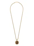 Aurelie Bidermann Miki tiger eye necklace - Gold
