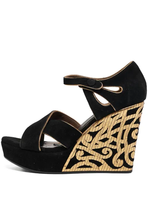 Marni Pre-Owned 100mm suede sandals
