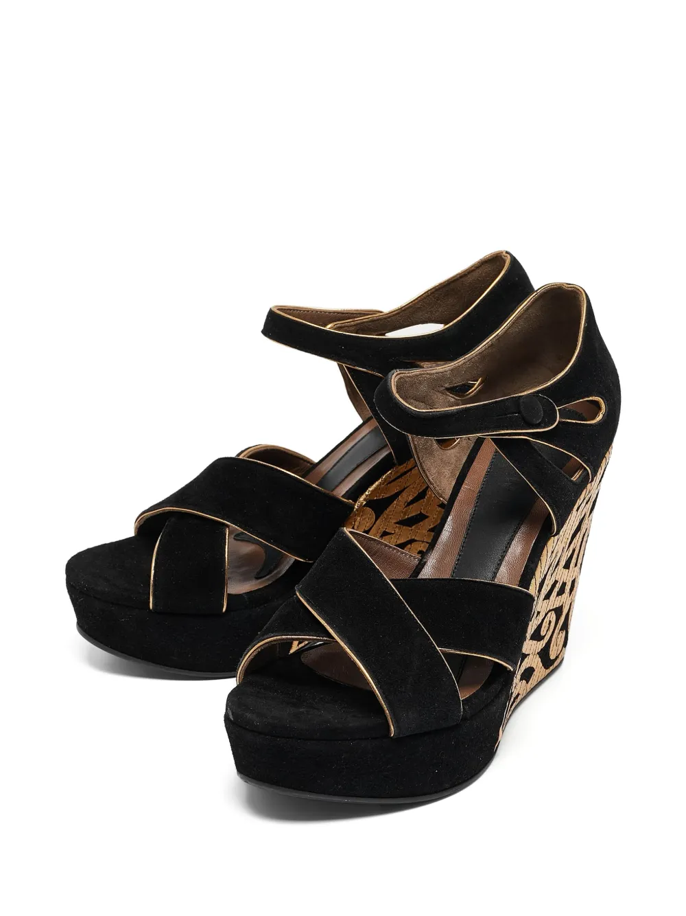 Marni Pre-Owned 100mm suede sandals | Image 2