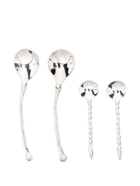 Alighieri totemic beaded dessert spoons