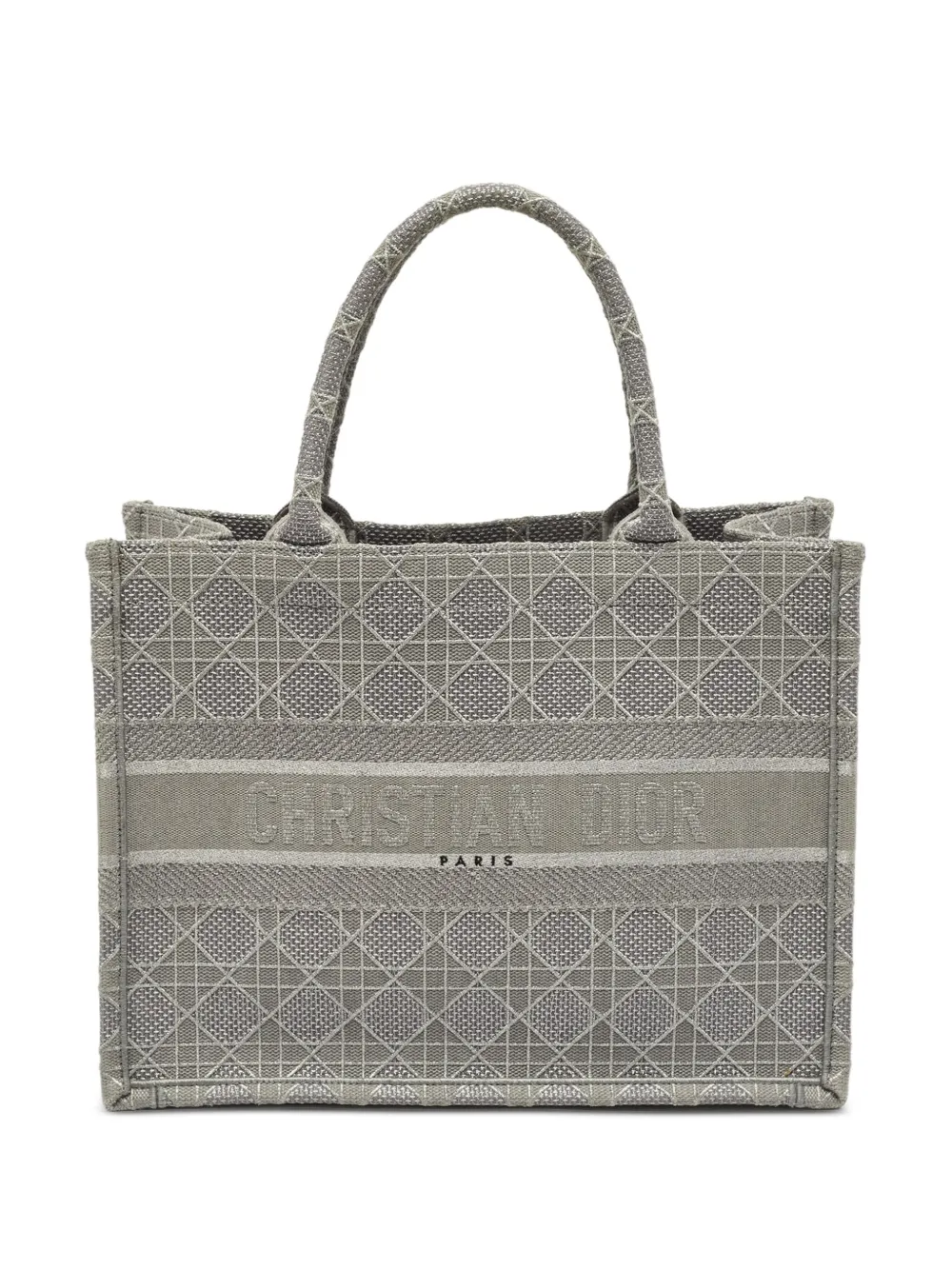 Christian Dior Pre-Owned オブリーク ハンドバッグ - グレー Christian Dior Pre-Owned オブリーク ハンドバッグ - グレー