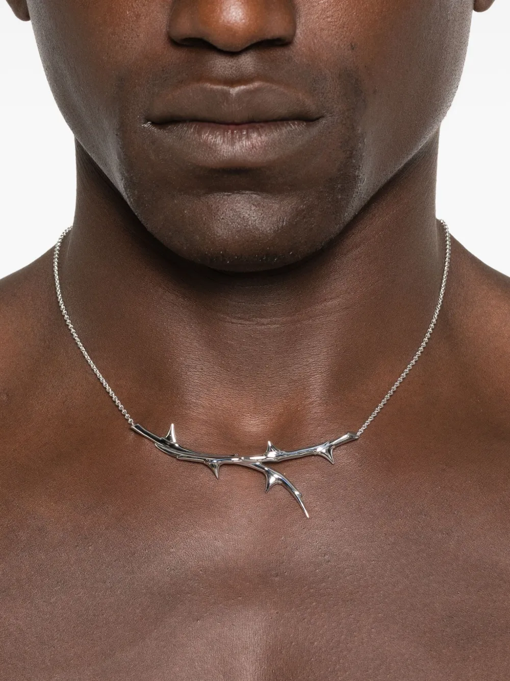 Shaun Leane silver Rose thorn horizontal necklace | Women | Image 2