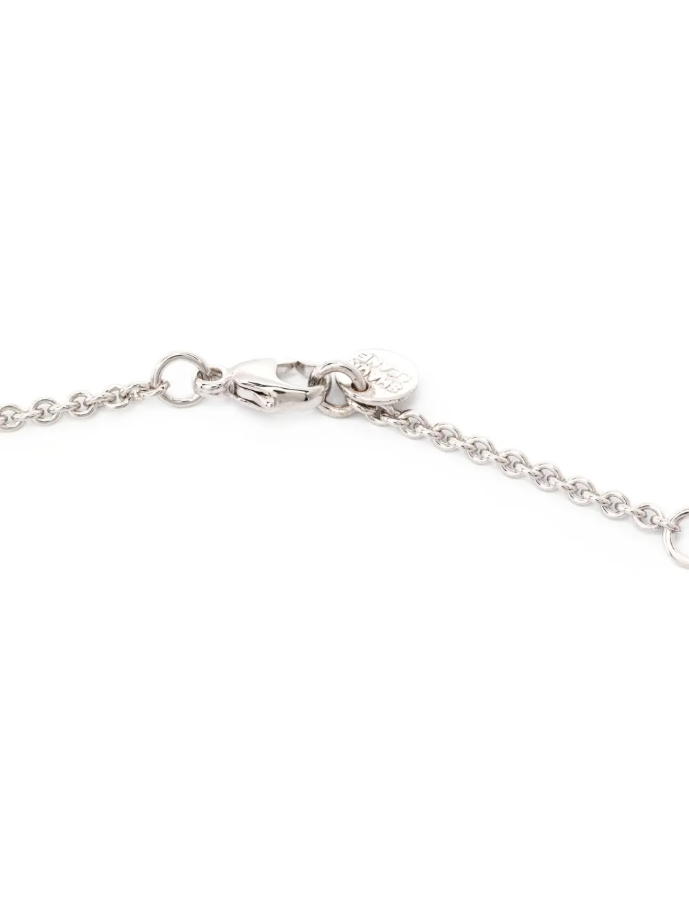Silver Rose Thorn Horizontal Necklace