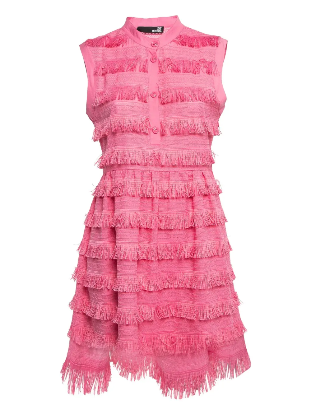 Moschino Pre-Owned 2024 fringes sleeveless dress | Pink | Image 1