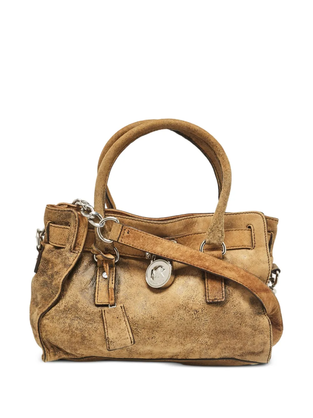 Michael Kors Vintage pre-owned Hamilton suede satchel bag | Brown | Image 1