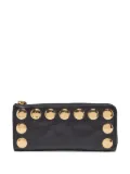 Miu Miu Pre-Owned studded zip wallet - Black