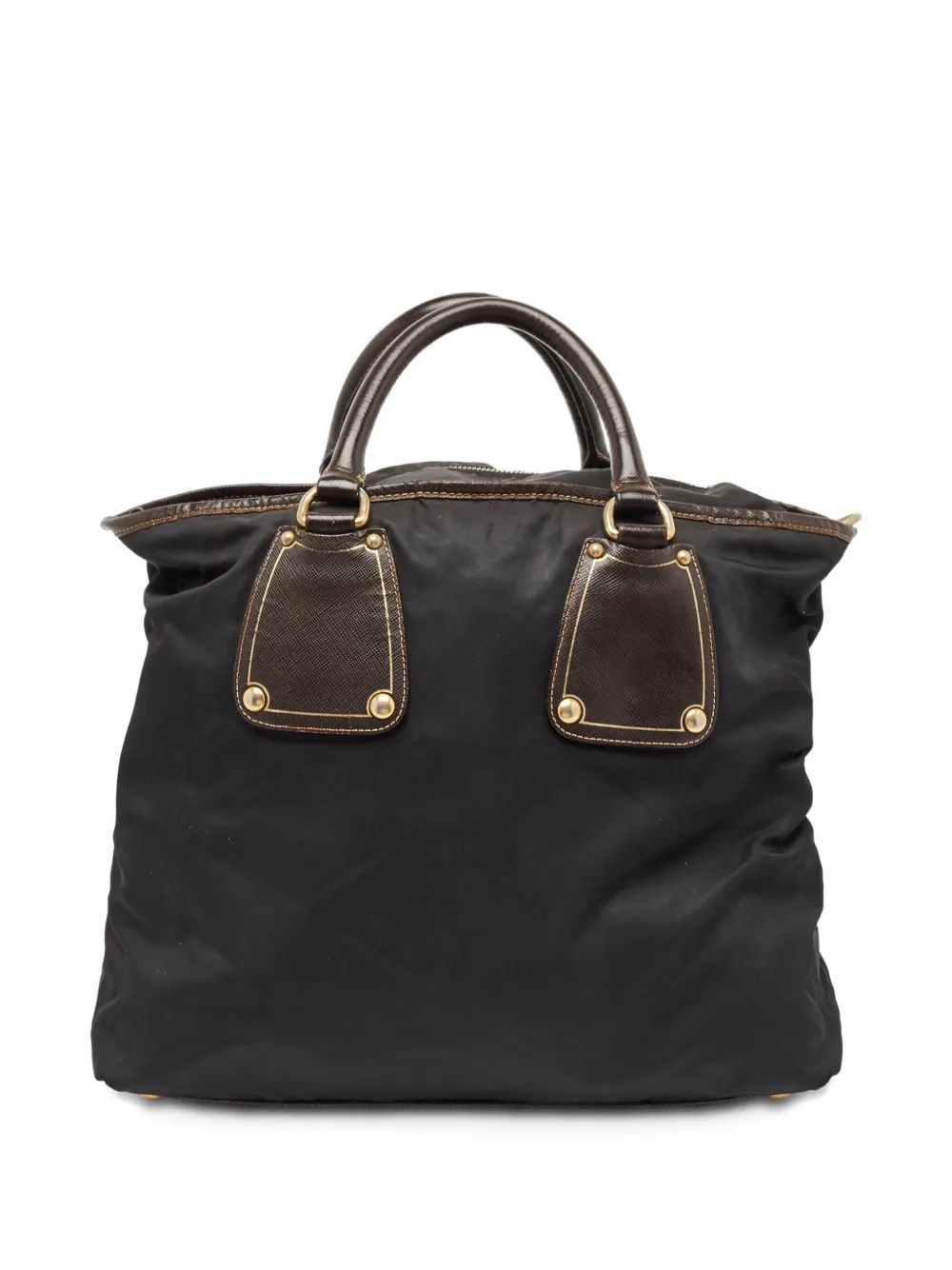 Prada Pre-Owned leather-trim tote bag | Pre-Owned | Image 2