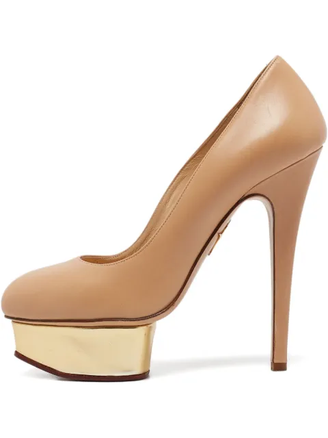 Charlotte Olympia Pumps in pelle 140mm