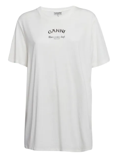 GANNI t-shirt en coton