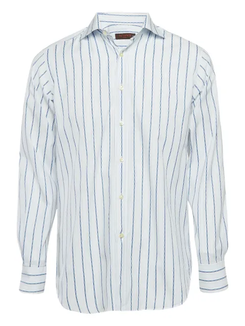 Etro Pre-Owned striped cotton shirt