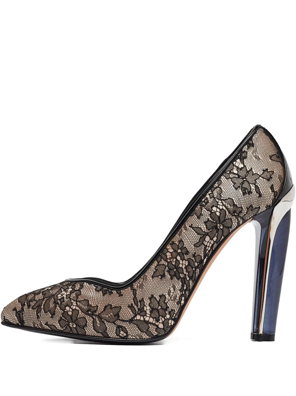 Alexander McQueen Pre-Owned laced heeled pumps | Neutrals | Image 1