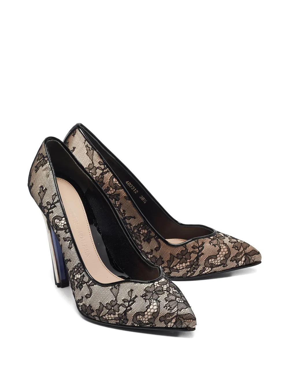 Alexander McQueen Pre-Owned laced heeled pumps | Image 2