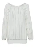 Missoni Pre-Owned lurex-striped top - White
