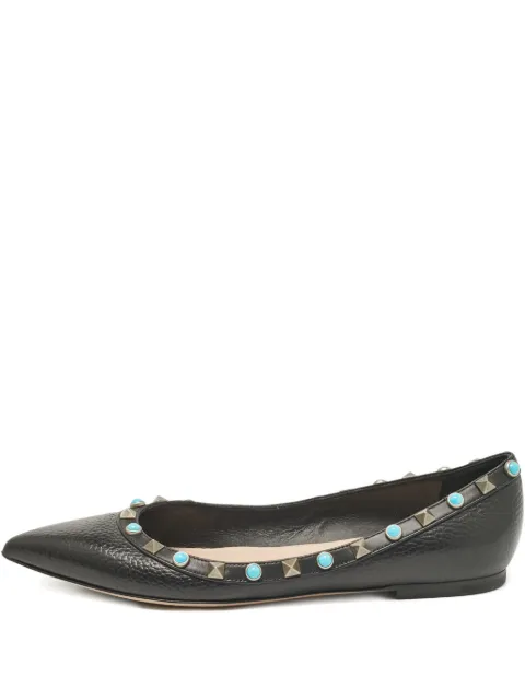 Valentino Garavani Pre-Owned Rockstud ballet flats